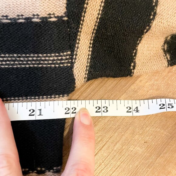 Van Kukil Women's Striped Cashmere Turtleneck Old Money Quiet Luxury, Size XS - Picture 7 of 8